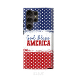 Patriotic Christian phone case: God bless America Samsung Galaxy S23 Ultra / Tough Case