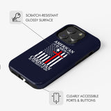 Patriotic Christian phone cases: American by birth the grace of God case