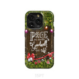 Peace on earth goodwill to all Christmas phone case iPhone 15 Pro / Tough