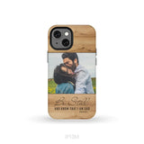 Personalized Be still and know that I am God Psalm 46:10 Phone Case With Custom Photo iPhone 13 Mini / Tough Case