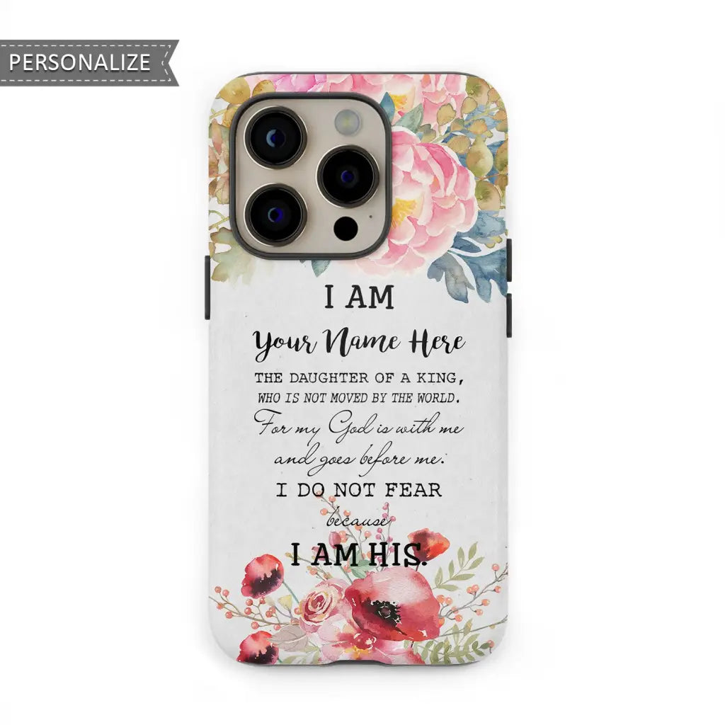 Personalized name Phone case: I am the daughter of a King case