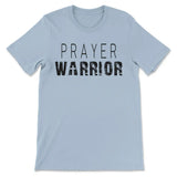 Personalized Prayer Warrior T-shirt With Custom Name or Church Name Light Blue / S