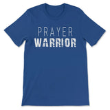 Personalized Prayer Warrior T-shirt With Custom Name or Church Name True Royal / S