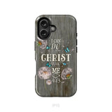 Philippians 4:13 I can do all things through Christ Bible verse phone case iPhone 16 / Tough Case
