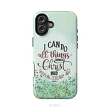 Philippians 4:13 I can do all things through Christ phone case iPhone 16 Plus / Tough Case