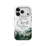 Philippians 4:13 I Can Do All Things Through Christ Phone Case iPhone 18 Pro / Tough Case