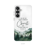 Philippians 4:13 I Can Do All Things Through Christ Phone Case Samsung Galaxy S26 Plus / Tough Case