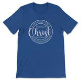 Philippians 4:13 shirt: I can do all things through Christ Christian t-shirt True Royal / S