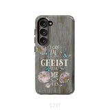 Philippians 4:13 I can do all things through Christ Bible verse phone case Samsung Galaxy S23 (Not for FE) / Tough