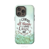 Philippians 4:13 I can do all things through Christ phone case iPhone 14 Pro Max / Tough