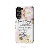 Philippians 4:6 Don’t worry about anything Bible verse phone case Samsung Galaxy S23 Plus / Tough
