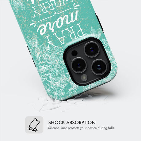 Pray more worry less phone case | Christian cases