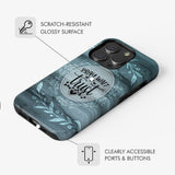 Pray wait trust Christian phone case