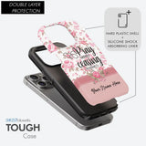 Pray without ceasing 1 Thessalonians 5:17 personalized name Phone case