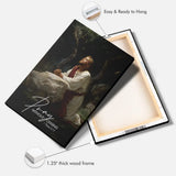 Christian gift with scripture on prayer, Jesus in the garden wall art for home, church, or loved ones.