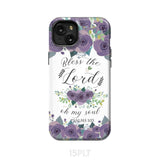 Psalm 103 Bless the Lord oh my soul phone case | Bible verse cases iPhone 15 Plus / Tough