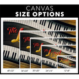 Psalm 118:14 The Lord Is My Strength And My Song Wall Art Canvas Size Options.