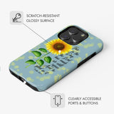 Psalm 118:24 This is the Day Lord Has Made Sunflower Phone Case