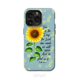 Psalm 118:24 This is the Day Lord Has Made Sunflower Phone Case iPhone 15 Pro Max / Tough