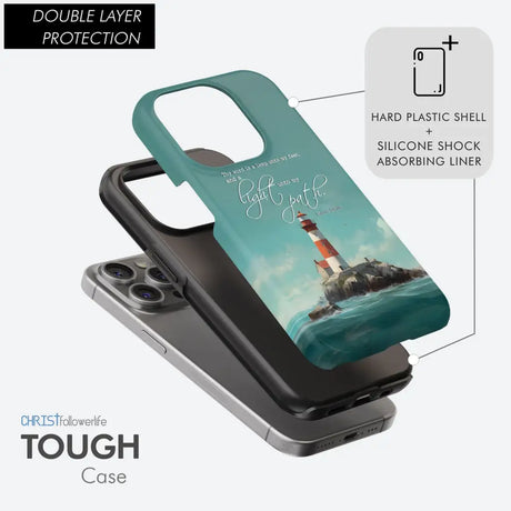 Psalm 119:105 Thy Word is a Lamp Lighthouse Phone Case