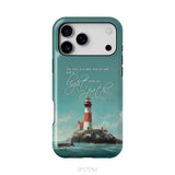 Psalm 119:105 Thy Word Is A Lamp Lighthouse Phone Case iPhone 17 Pro Max / Tough Case