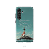 Psalm 119:105 Thy Word Is A Lamp Lighthouse Phone Case Samsung Galaxy S25 / Tough Case