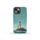 Psalm 119:105 Thy Word is a Lamp Lighthouse Phone Case iPhone 13 Mini / Tough