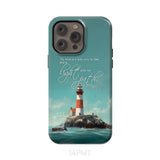 Psalm 119:105 Thy Word is a Lamp Lighthouse Phone Case iPhone 14 Pro Max / Tough