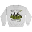 Psalm 121:1-2 I Will Lift Up Mine Eyes Unto the Hills Sweatshirt White / S