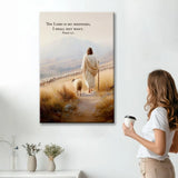 Faith-inspired scripture canvas celebrating God’s protection and daily care.