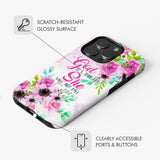 Psalm 46:5 God is within her She will not fall phone case Christian cases