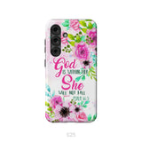 Psalm 46:5 God is within her She will not fall phone case Christian phone cases Samsung Galaxy S25 / Tough Case