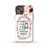 Psalm 51:10 Create in me a clean heart phone case Bible verse phone cases iPhone 14 Plus / Tough Case