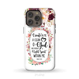 Psalm 51:10 Create in me a clean heart phone case Bible verse phone cases iPhone 14 Pro Max / Tough Case