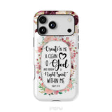 Psalm 51:10 Create In Me A Clean Heart Phone Case Bible Verse Phone Cases iPhone 18 Pro Max / Tough Case