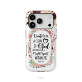 Psalm 51:10 Create In Me A Clean Heart Phone Case Bible Verse Phone Cases iPhone 18 Pro / Tough Case