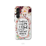 Psalm 51:10 Create In Me A Clean Heart Phone Case Bible Verse Phone Cases Samsung Galaxy S25 / Tough Case