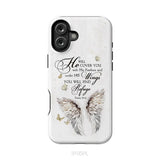 Psalm 91:4 He Will Cover You With His Feathers Phone Case iPhone 16 Plus / Tough Case