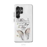 Psalm 91:4 He Will Cover You With His Feathers Phone Case Samsung Galaxy S25 Ultra / Tough Case