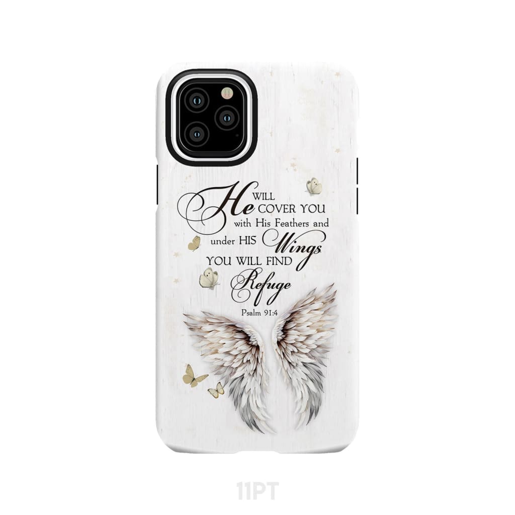  iPhone 11 Hooked On Jesus Bible Verse Fishing Religious  Christian God Case : Cell Phones & Accessories