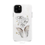 Psalm 91:4 He Will Cover You With His Feathers Phone Case iPhone 11 Pro Max / Tough