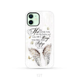 Psalm 91:4 He Will Cover You With His Feathers Phone Case iPhone 12 / Tough