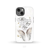 Psalm 91:4 He Will Cover You With His Feathers Phone Case iPhone 13 / Tough