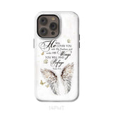 Psalm 91:4 He Will Cover You With His Feathers Phone Case iPhone 14 Pro Max / Tough