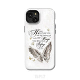 Psalm 91:4 He Will Cover You With His Feathers Phone Case iPhone 15 Plus / Tough
