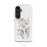 Psalm 91:4 He Will Cover You With His Feathers Phone Case Samsung Galaxy S24 Plus / Tough