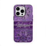 (Purple) Blessed phone case - Christian