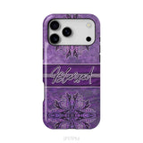 (Purple) Blessed phone case - Christian phone case iPhone 17 Pro Max / Tough Case