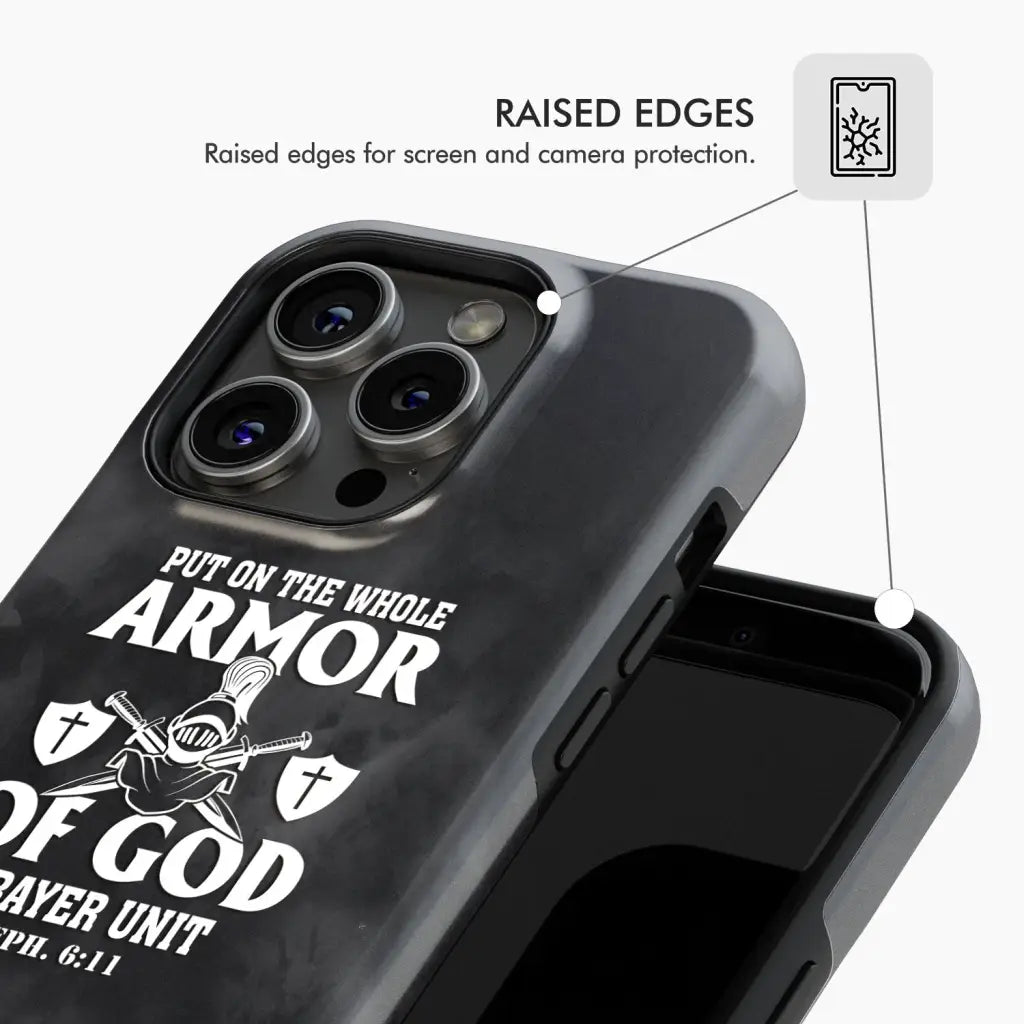 Put On The Whole Armor Of God Phone Case, Christian Bible Verse Gift - Christ Follower Life Put On The Whole Armor Of God Phone Case, Christian Bible Verse Gift - Christ Follower Life