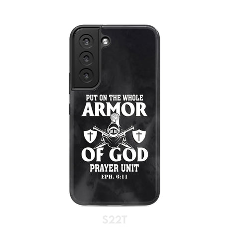 Put on the whole armor of God phone case Samsung Galaxy S22 / Tough